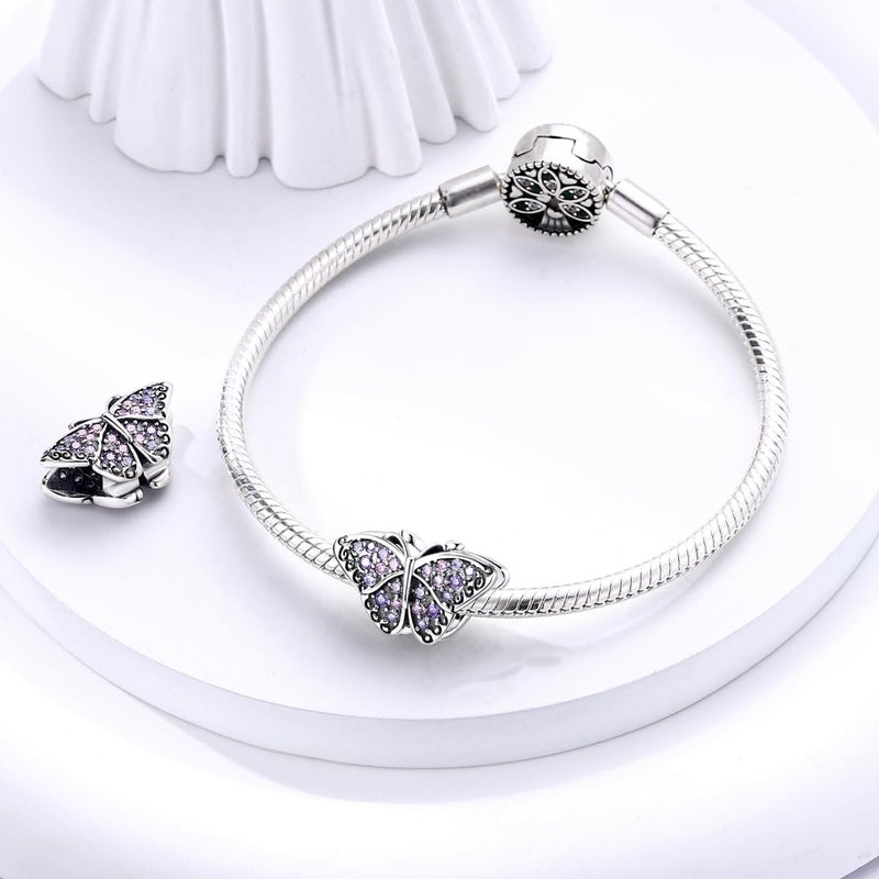 Hapour Store 925 Sterling Silver Charms for Bracelets Necklace European Jewelry Pendant Beads Charm for Women Mom - Image 2